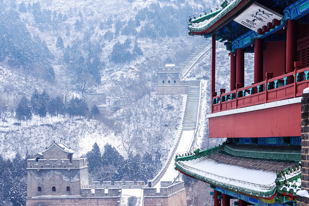ทัศนียภาพท้องที่ต่าง ๆ ในวัน “ต้าเสวี่ย” ในฤดูหนาวของจีน