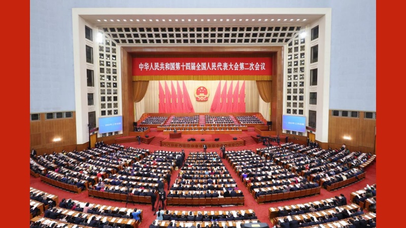 เปิดประชุมประจำปีของสภาผู้แทนประชาชนแห่งชาติจีนที่กรุงปักกิ่ง