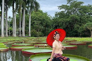 ดอกบัวยักษ์บานสะพรั่งในมณฑลยูนนาน ทางตะวันตกเฉียงใต้ของจีน