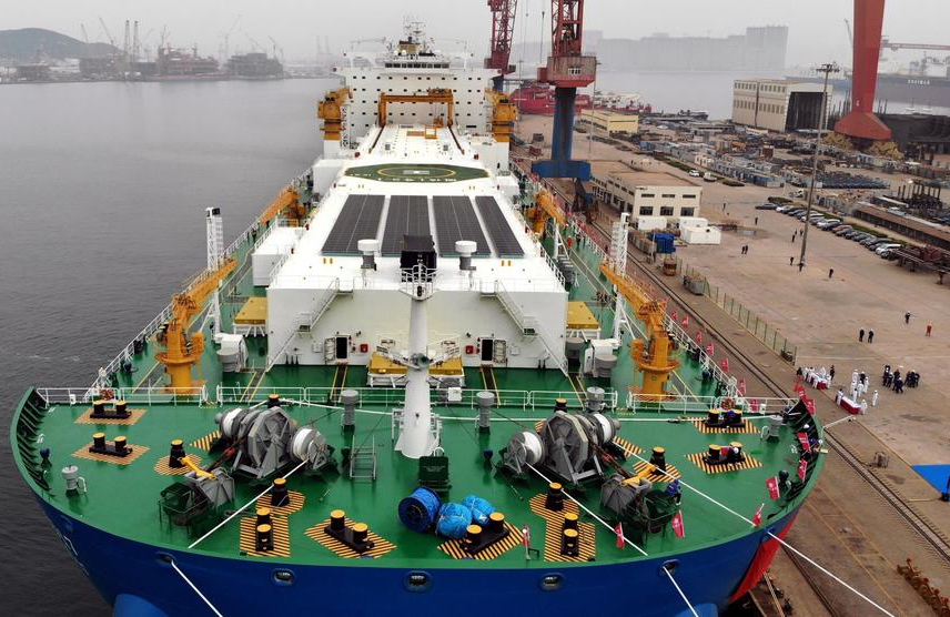 เรือ Guoxin ฟาร์มปลาล่องทะเลลำแรกของโลกเพื่อการเพาะเลี้ยงสัตว์น้ำอัจฉริยะของจีน สร้างผลผลิตสัตว์น้ำคุณภาพสูง