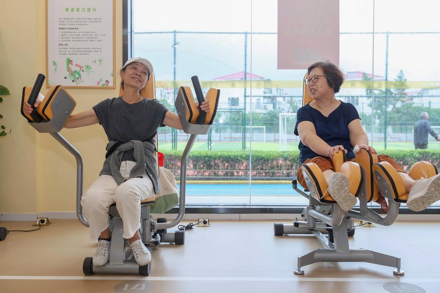 ฟิตเนสสำหรับผู้สูงอายุกระตุ้นเศรษฐกิจสีเงินในจีน