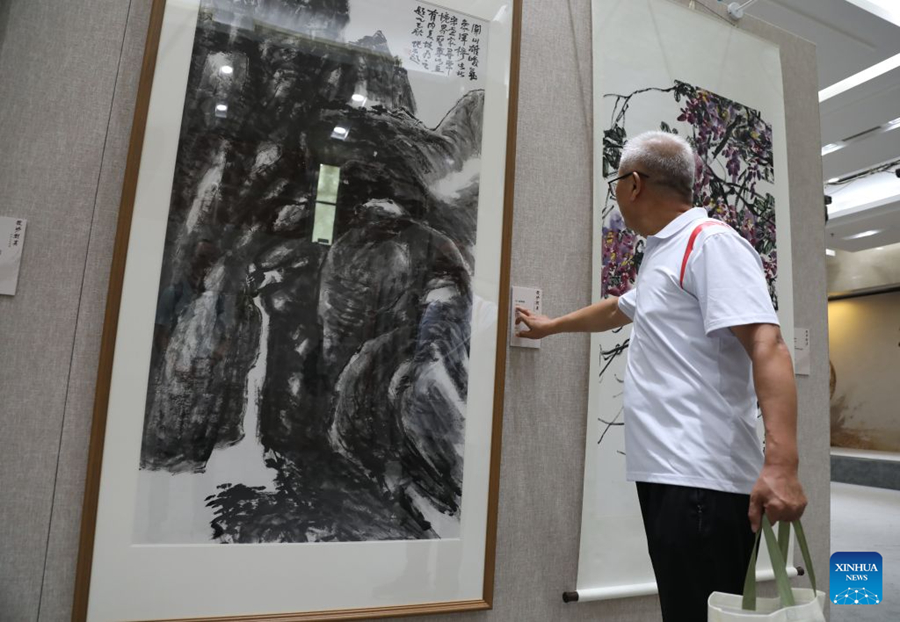 นิทรรศการภาพวาดจีนแบบดั้งเดิมจัดขึ้น ณ กรุงปักกิ่ง